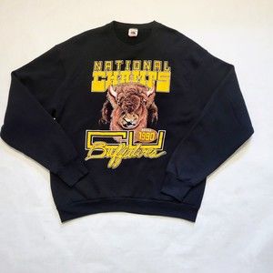 Vtg Univ. Of Colorado Buffaloes 1990 National Champions Football Sweatshirt. XL